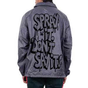 Conception personnalisée Entraîneurs pour hommes Logo personnalisé vierge Entraîneurs pour hommes Veste de pluie Veste d'entraîneurs unie Vestes coupe-vent pour garçons - Product Image 4