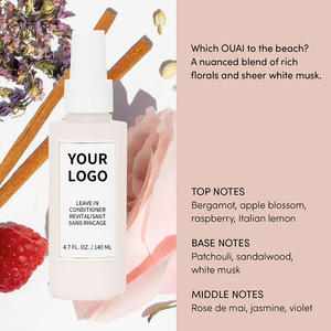 Crème sans rinçage 140 ml OEM Marque privée Argan Aloe Sans frisottis Hydratant Vegan Non collant 2-en-1 Premium Hydratant - Product Image 6