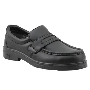 Unisex Formal Black Slip-On Safety Shoe Premium Seamless Style Unparalleled Safety Wholesale