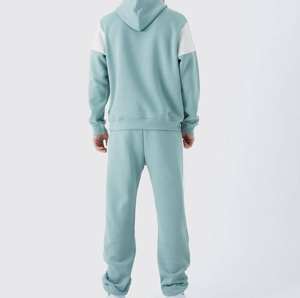 ชุดวอร์มผู้ชายผ้าฟลีซคอตตอน 100% น้ำหนักมาก ผลิตโดย OEM แฟชั่นสตรีทแวร์สุดฮิต 660 GSM - Product Image 4