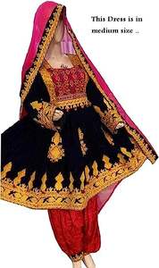 Robe kuchi vintage ethnique tribal, robe de soirée traditionnelle afghane/pakistanaise Kuchi Kochi 3035 - Product Image 2