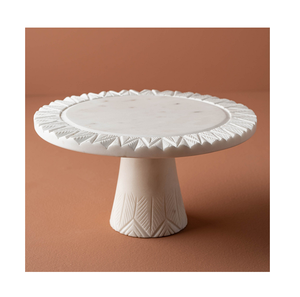 หินอ่อน Homeware ตกแต่งห้องครัวสีดำรอบรูปร่างหินอ่อนยืนเค้กกับนักออกแบบชิ้นกำลังมองหาที่ดีที่สุด - Product Image 3