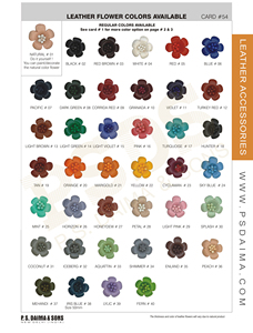 Accesorios de joyería de flores de cuero hechos a mano de diseñador de fabricante indio precio al por mayor componentes de joyería artesanal DIY - Product Image 5