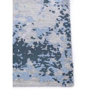 Tattvam Lu-9031 Blue Hand Knotted Wool & Bamboo <b>Silk</b> Rugs Home Textile (Cs-01) - Product Image 4