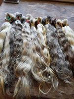 Harga Pabrik Grosir Rambut Asli Alami Ekstensi Rambut Manusia Gelombang Alami Lurus Alami Kualitas Terbaik