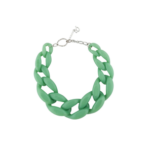 ขายร้อนอินเทรนด์สร้อยคอเรซิ่น Cool สีสร้อยคอแฟชั่นอะคริลิค Chokers สร้อยคอสําหรับหญิง - Product Image 4