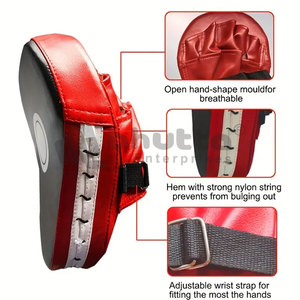 ถุงมือ MMA พลาสติกสั่งทำพิเศษ Winning Focus Mitts แผ่นรองฝึกซ้อมแบบโค้งสำหรับมืออาชีพ OEM คุณภาพสูง ป้องกันความชื้น - Product Image 4