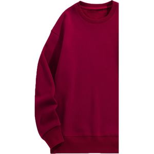 Sudadera de Cuello Redondo con Logotipo Personalizado para Hombre, 100% Algodón, Diseño Sólido, Alta Calidad, Moda de Invierno - Product Image 5