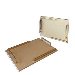 Bandeja de Metal Vajilla Bandejas para servir Catering Bandeja para servir té y café para artículos de cocina Uso de cafetería o catering - Product Image 1