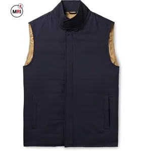 New latest design sustainable men's designer puffer waist coat Wool Gilet Men's Waistcoat for Winter use Winter Waistcoat