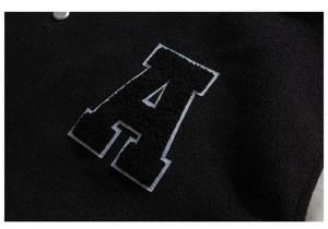 Último diseño Streetwear cómodo ajuste personalizado Varsity chaqueta para hombres mujeres Unisex al por mayor - Product Image 4