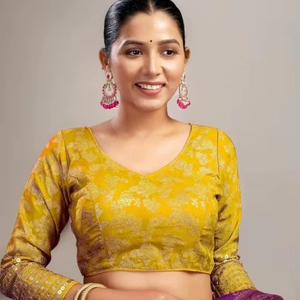 ชุดคอลเลกชั่นเสื้อเบลาส์คอลเลกชั่นสีเหลืองสไตล์วินเทจ - Product Image 1