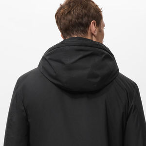 Veste pour homme avec design matelassé, imperméable, capuche à cordon de serrage réglable, deux poches latérales, fermeture éclair sur le devant, prix avantageux, 2026 - Product Image 3
