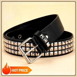 Cinturón de cuero genuino con hebilla automática de trinquete de grano superior completo de calidad personalizada para hombres - Product Image 2