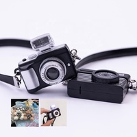 2026 Vente directe fabricant Mini appareil photo pour maison de poupée avec lumières et sons, accessoire en plastique avec sangle d'épaule pour poupées BJD 1/3 1/4 1/6, vente en gros