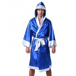 Disfraz de Boxeador para Adultos, Bata y Pantalones Cortos de Satén, Disfraz de Halloween, Capa de Boxeador para Niños, Decoración de Ropa - Product Image 5