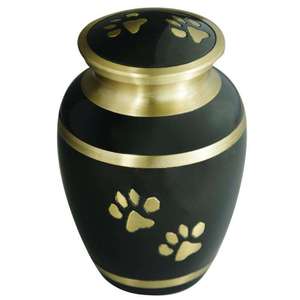 Urna Funeraria Negra con Diseño de Paloma Celestial, Tapa Segura y Bolsa de Almacenamiento de Terciopelo para un Descanso Eterno y Tranquilo - Product Image 2