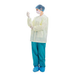 Chaqueta de laboratorio unisex Uniformes de hospital Chaquetas de laboratorio de manga larga no tejidas - Product Image 6