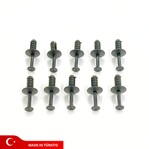 51111964186 1964186 551019 Kit de clips de pare-chocs à rivets extensibles 20 pièces Noir pour BMW Série 3 5 7 X5 Z4 - Product Image 1