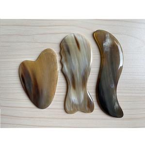 เครื่องขูดกัวซาทำจากเขาควายธรรมชาติ  แผ่นขูดทำจากเขาธรรมชาติ  เครื่องมือนวดตัว  ขนาดปรับแต่งได้ - Product Image 2