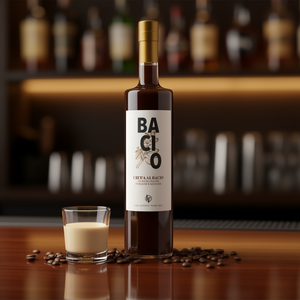Bacio Cream <b>Liqueur</b> Brown Chocolate & <b>Hazelnuts</b> 17% Alcohol Content 0.7 Lt Bottle Pack of 6 - Product Image 3