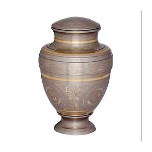New Look With Reasonable Price Handmade Small Urn Funeral Accessories Aluminum Urn Cremation Exporter From India - Product Image 3