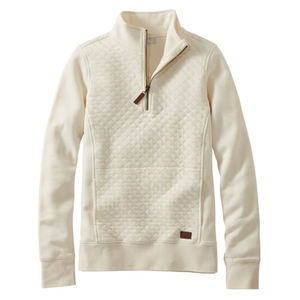 Sweat matelassé veste 1/4 pull zippé hommes vêtements de sport utilisations régulières dans différentes couleurs Stretch fermeture éclair veste à manches longues - Product Image 2