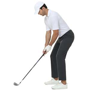 กางเกงผู้ชายทรงกอล์ฟแบบวอช ดีไซน์สำหรับใส่ในชีวิตประจำวัน ให้การเคลื่อนไหวที่ราบรื่นและสวมใส่สบายระบายอากาศได้ดี - Product Image 4