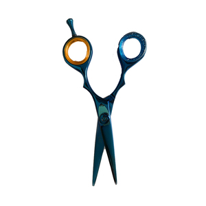 Ciseaux de barbier professionnels en acier inoxydable avec manche en céramique pour salon de coiffure, vis réglable, manche long pliable - Product Image 5