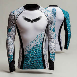 Protège-éruptions cutanées personnalisé de qualité supérieure pour hommes, élasthanne/polyester respirant, prix de gros, couleur personnalisée - Product Image 2