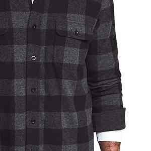 Customized Trending Huge Ready Stock Custom 100% Cotton Flannel <b>Men's</b> Cotton Casual Classic Streetwear Long Sleeve <b>men's</b> <b>shirts</b> - Product Image 6