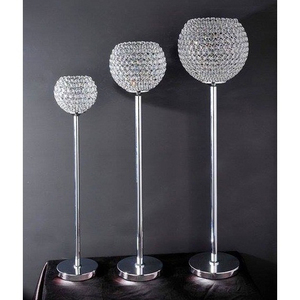 Good Quality Crystal Diamond Decorative <b>Candlestick</b> Stand Designer Home & Hotels Religious Decor for Christmas - Product Image 4
