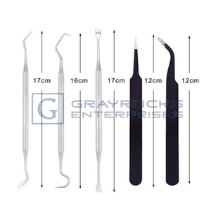 Grayrocks 5pcs Weeding <b>Tools</b> Set Vinyl <b>Craft</b> Precision Weeder CE Certified 3-Year Warranty OEM Country Design for Presents - Product Image 1