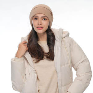 OEM y ODM logotipo personalizado Mohair Beanie Hat Unisex Gradient Color Beanie CAPS Streetwear moda mullido cálido invierno gorros sombrero - Product Image 3