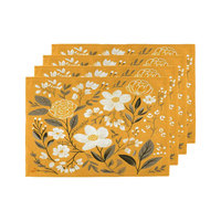 100% coton coloré imprimé napperon motif solide lavable Durable salle à manger Restaurant napperon Logo personnalisé pour la maison mariage