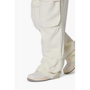 Pantalon de jogging cargo 100% coton coupe décontractée - Product Image 2