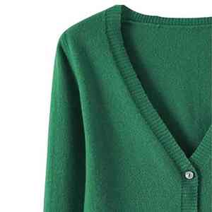 Nouveau design femmes pull à col en V respirant nouveauté haut tendance matériau souple durable séchage rapide femmes pull à col en V - Product Image 2