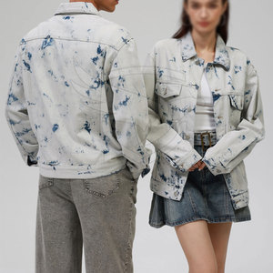 Ropa de invierno unisex, chaqueta vaquera informal, chaqueta vaquera unisex de color personalizado, chaqueta vaquera de moda - Product Image 1