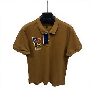 Camiseta de Algodón Lisa para Hombre, Manga Corta, Cuello Redondo, Informal, Transpirable, Ecológica, OEM, ODM, Logotipo Personalizado, Etiqueta Frontal, Tallas Grandes - Product Image 1