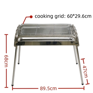 <span class=keywords><strong>Barbecue</strong></span> au charbon de bois pliable en acier inoxydable moderne, four à <span class=keywords><strong>barbecue</strong></span> sans fumée, <span class=keywords><strong>barbecue</strong></span> portable de jardin - Product Image 3