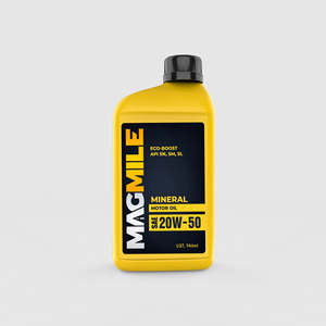 Aceite de motor mineral Magmile a precio de fábrica 20W-50 API SN Aceite base convencional para automóviles de gasolina Lubricantes y limpiadores de motores - Product Image 1
