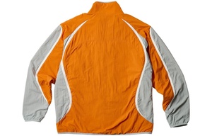 Veste de sport personnalisée imperméable pour la course à pied, avec fermeture éclair, imprimé, bandes réfléchissantes, coupe-vent en polyester froissé noir pour homme - Product Image 2