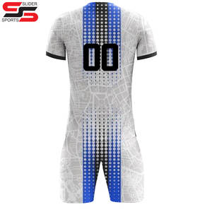Conjuntos de uniformes de fútbol personalizados, impresión sublimada con logotipo de número de nombre, ropa de equipo, ropa deportiva - Product Image 2