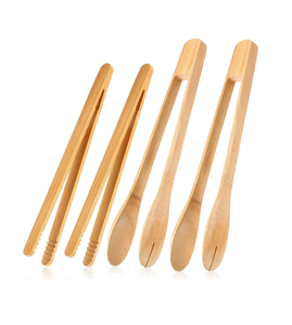Pinzas de madera más exigentes Utensilios de aspecto de lujo Pinzas para ensaladas, pan, tostadas, proveedor mayorista de fábrica a precio competitivo - Product Image 5