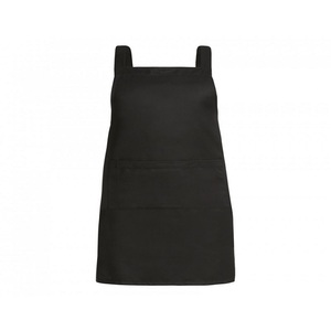 Custom Plain Color Adult <b>Apron</b> OEM Logo Black Waterproof Cotton <b>Kitchen</b> Cleaning Restaurant Use Wholesale Multi Colors Eco - Product Image 1