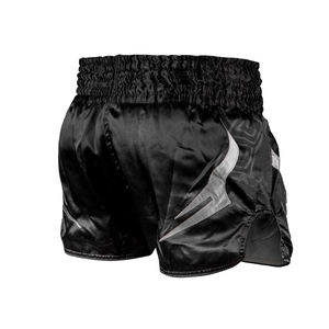 Haute qualité Satin Muay Thai Shorts professionnel Kickboxing combats Gear doux MMA et chaussures de boxe - Product Image 6