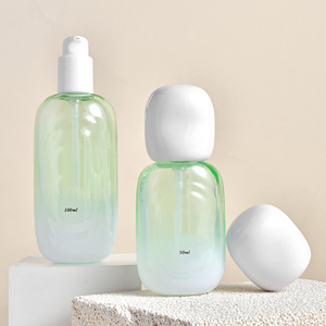 Tùy chỉnh sản phẩm chăm sóc da bao bì chai mỹ phẩm thủy tinh trong suốt chai cho bao bì có sẵn trong variours kích cỡ - Product Image 2