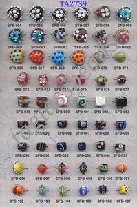 Vénitien Millifori Orange feuille perles de rocaille verre français fabrication de bijoux perles de bricolage bas prix prêt cristal perles de verre au chalumeau - Product Image 3