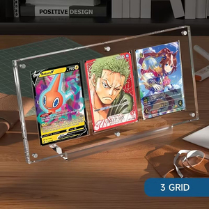 Pack Booster de <span class=keywords><strong>Pokémon</strong></span> en acrylique à fentes multiples Présentoir <span class=keywords><strong>Psa</strong></span> Slab Case Magnetic Card Case for Sports,<span class=keywords><strong>Pokémon</strong></span>,TCG Cards - Product Image 5