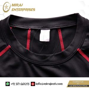Chemise de compression de sonnerie de course à séchage rapide pour hommes Chemise de gymnastique de fitness à manches courtes pour les entraînements de musculation - Product Image 3